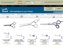 Tablet Screenshot of jaguarscissors.eu